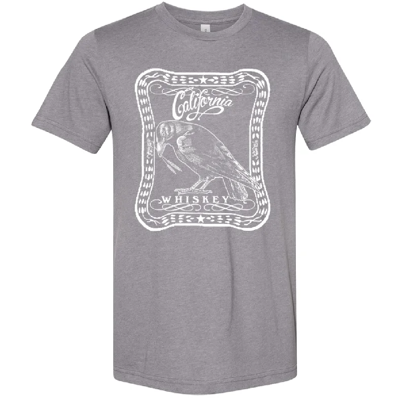 California Crow Whiskey Asst Colors Sueded Tee