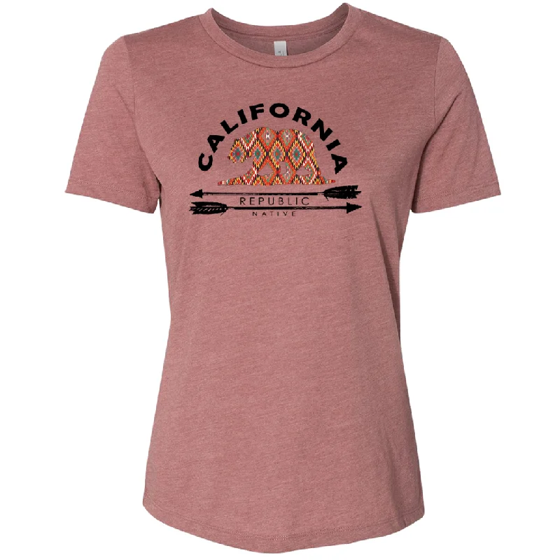 California Republic Native Women's Relaxed Jersey Tee