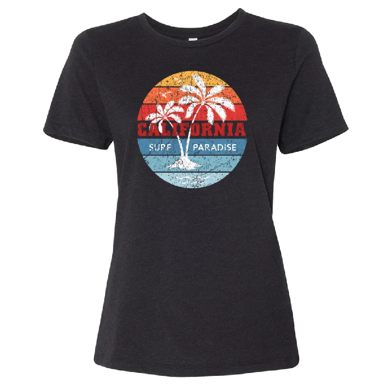 California Surf Paradise Women's Relaxed Jersey Tee