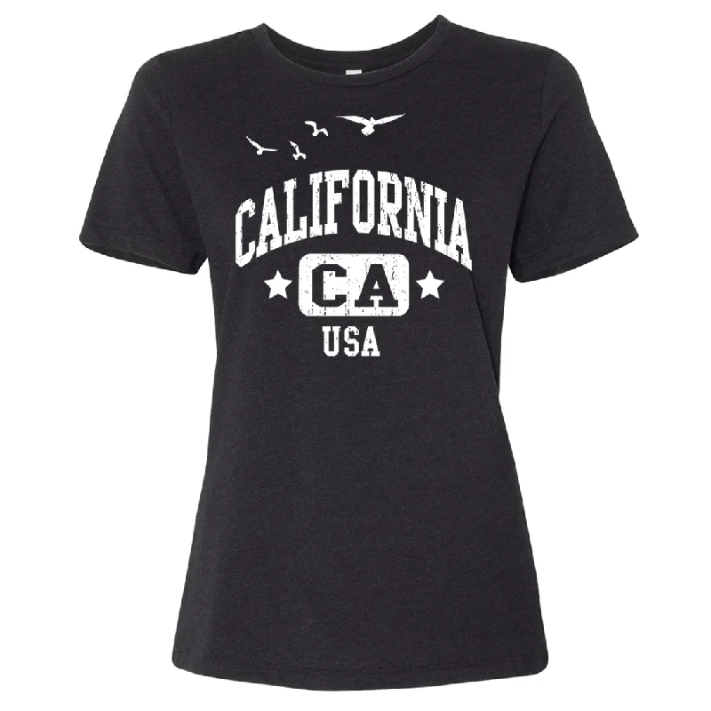 California USA Women's Relaxed Jersey Tee