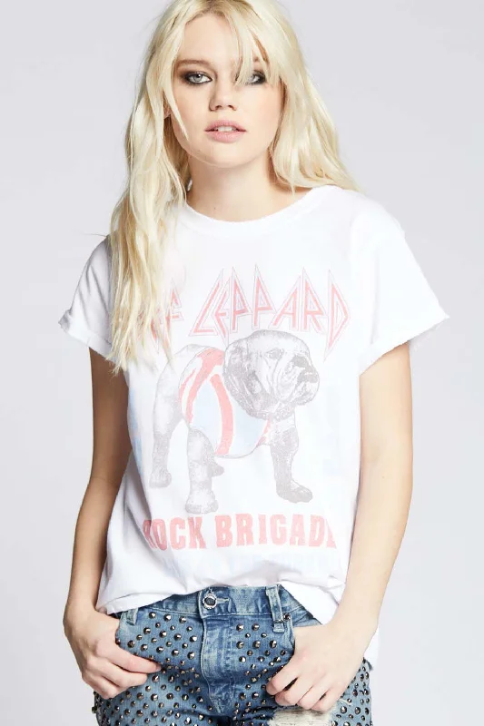 Def Leppard Rock Brigade Vintage Tee