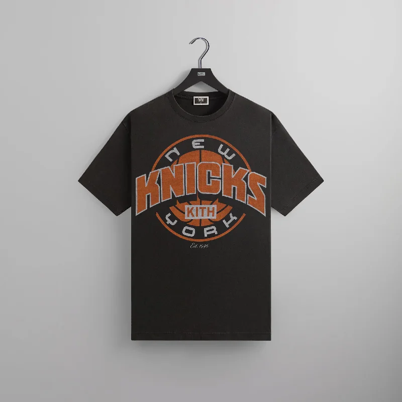 Kith for the New York Knicks Showtime Vintage Tee - Black